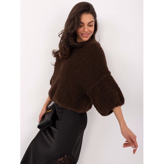 Sweter-IT-SW-72802.77-ciemny brązowy Sweter-IT-SW-72802.77-ciemny brązowy