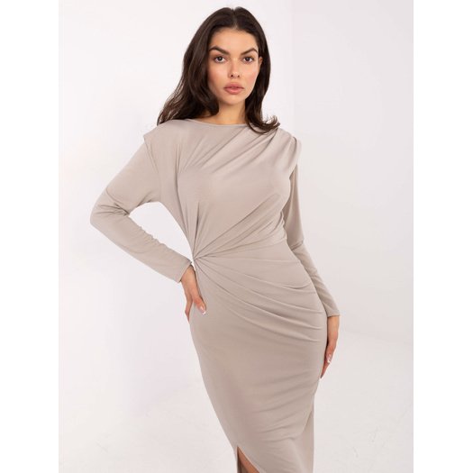 Sukienka-IT-SK-18206-1.35-beżowy 1