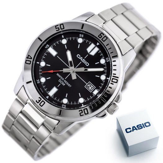 CASIO MEN S WATCH MTP-VD01D-1EV (zd185a) + BOX 7