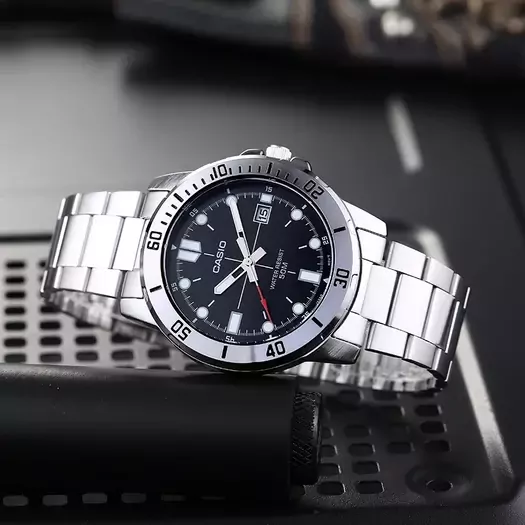 CASIO MEN S WATCH MTP-VD01D-1EV (zd185a) + BOX 6