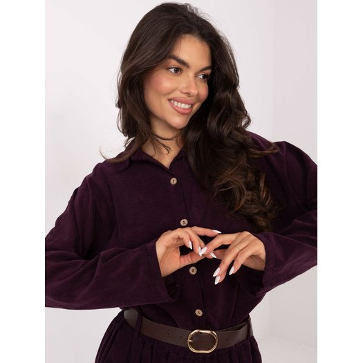 Koszula-IT-KS-22390.81-ciemny fioletowy