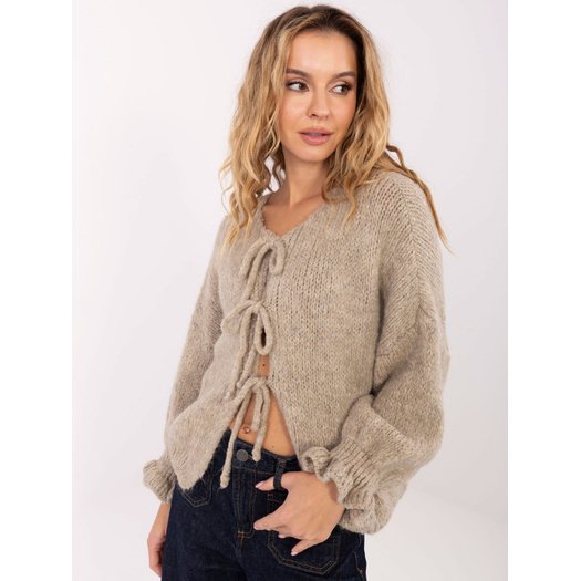 Sweter-MI-SW-2911.91-beżowy 1