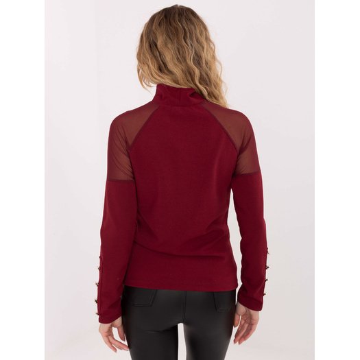 Bluzka-MI-BZ-M776.13-bordowy 3