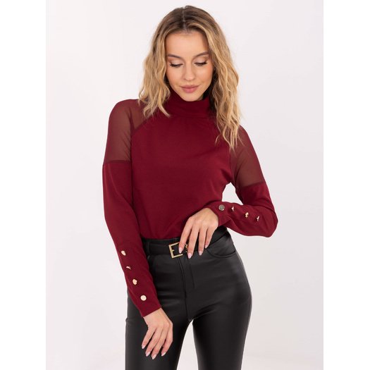Bluzka-MI-BZ-M776.13-bordowy 5
