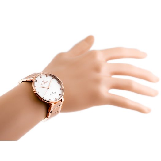 G. ROSSI WATCH - 11155B2-3D3 (zg784e) r.gold + BOX