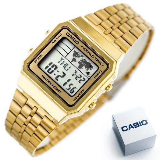 ZEGAREK MĘSKI CASIO VINTAGE A500WGA-9DF (zd158d) + BOX 10