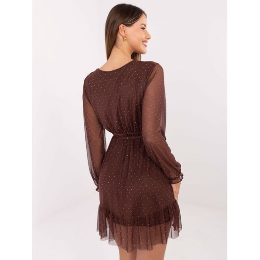 Sukienka-MI-SK-61430.62-brązowy 1