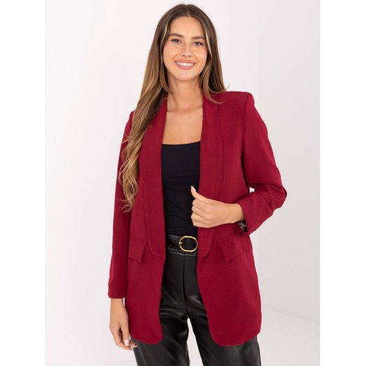 Marynarka-DHJ-MA-18657-1.86-ciemny czerwony