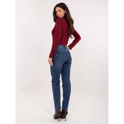 Spodnie jeans-VM-SP-HM309-3.16-ciemny niebieski 1