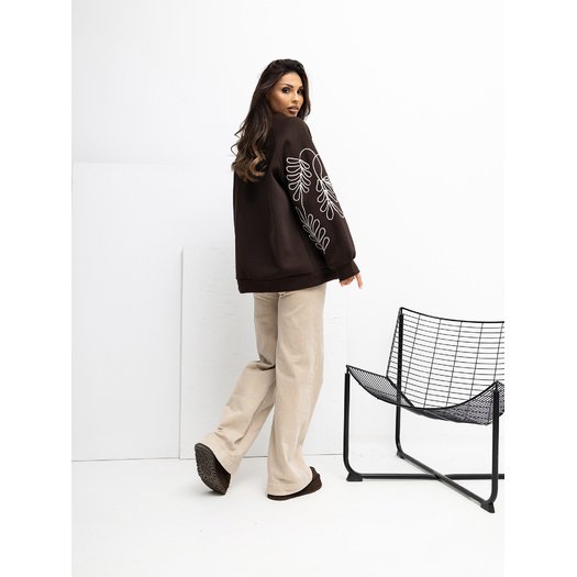 Bluza-RV-BL-A1042.25-ciemny brązowy 3