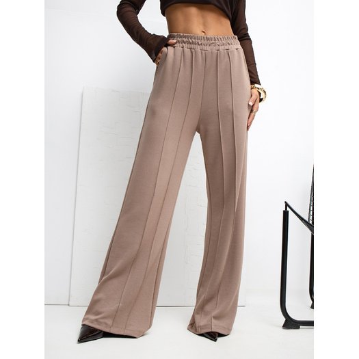 Spodnie dresowe-RV-DR-A1062.48-ciemny bezowy 2