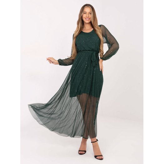 Sukienka-IT-SK-21807.22-ciemny zielony
