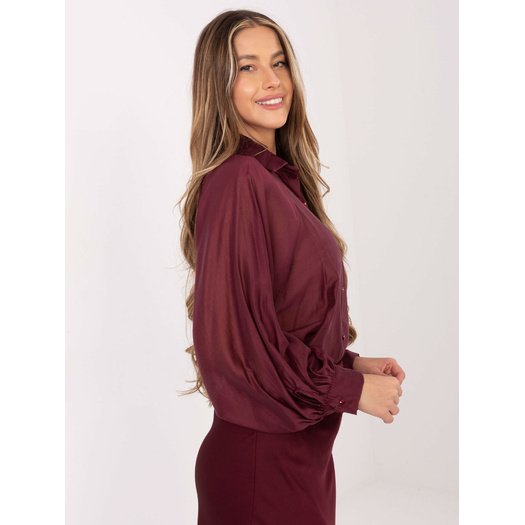 Koszula-IT-KS-28979.63-bordowy 4