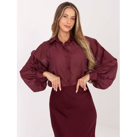 Koszula-IT-KS-28979.63-bordowy 1