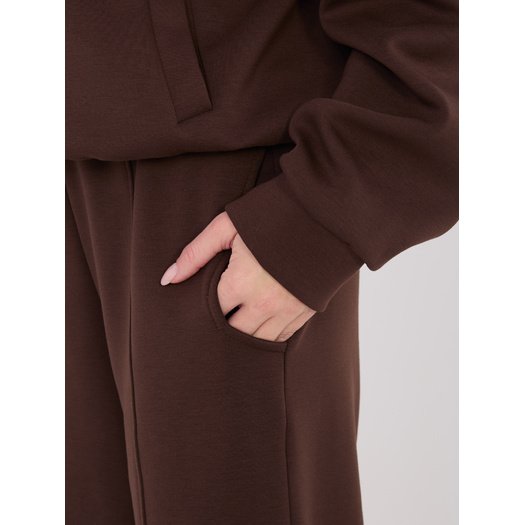 Spodnie-SM-SP-A1561.25-ciemny brązowy 1