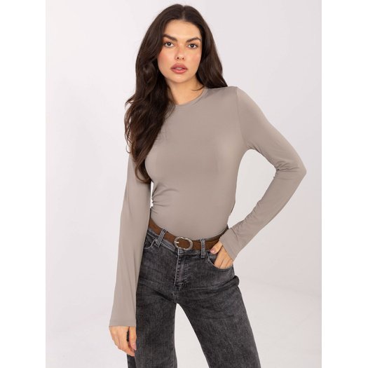 Bluzka-D12099M02788A-ciemny bezowy