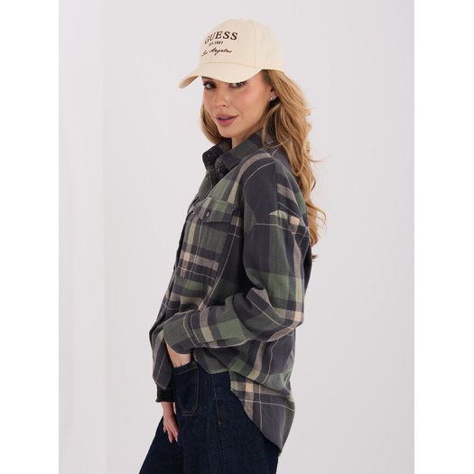 Koszula-D71720Z11085B-khaki 4