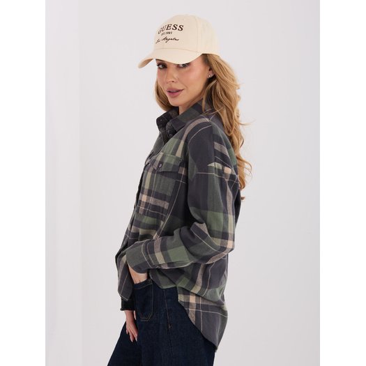 Koszula-D71720Z11085B-khaki 1