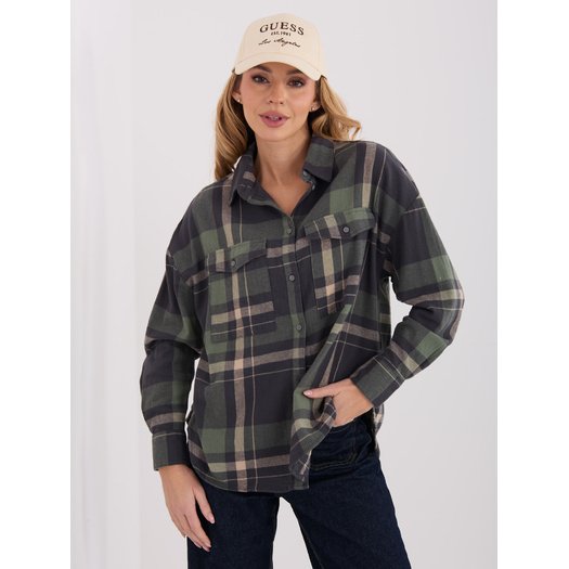 Koszula-D71720Z11085B-khaki 2