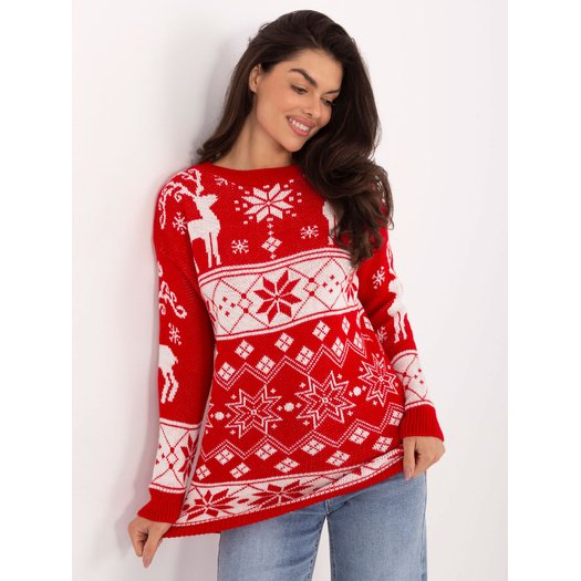 Sweter-MI-SW-21387.59-czerwony 4