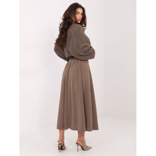 Spódnica-IT-SD-FL9850.12-ciemny bezowy