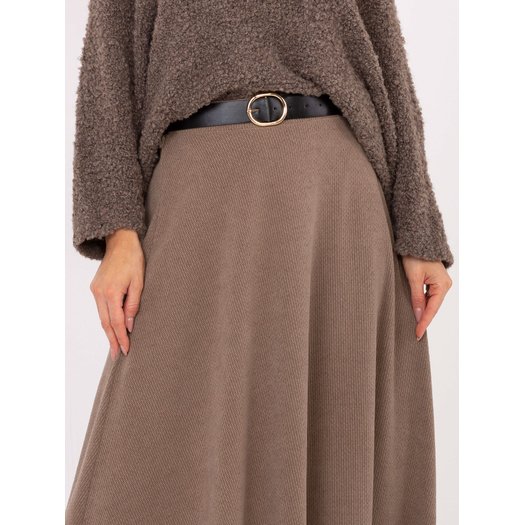 Spódnica-IT-SD-FL9850.12-ciemny bezowy 1