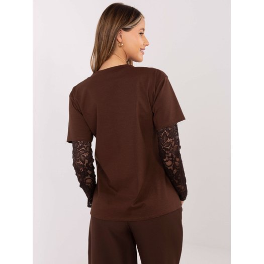 Bluzka-MI-BZ-4227.61-brązowy 2