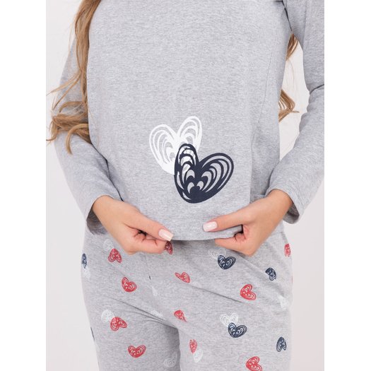 Piżama-DU-PI-FP-009.84-szary 4