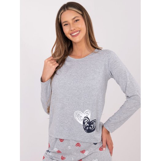 Piżama-DU-PI-FP-009.84-szary 2