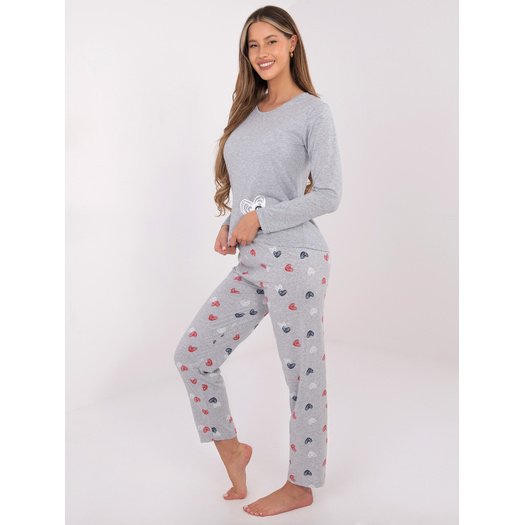 Piżama-DU-PI-FP-009.84-szary 1