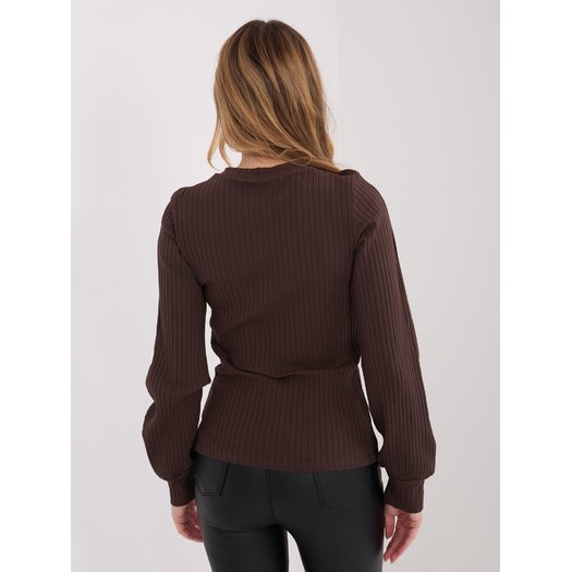 Bluzka-RV-BZ-A1051.96-ciemny brązowy 4