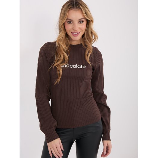 Bluzka-RV-BZ-A1051.96-ciemny brązowy 2