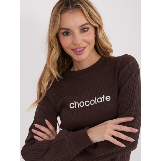Bluzka-RV-BZ-A1051.96-ciemny brązowy 3