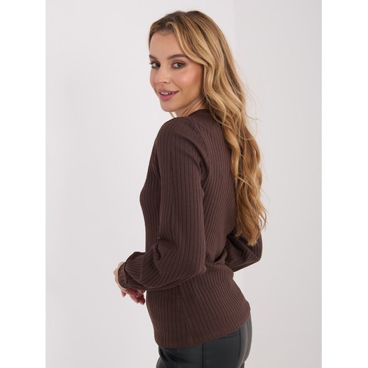 Bluzka-RV-BZ-A1051.96-ciemny brązowy 1
