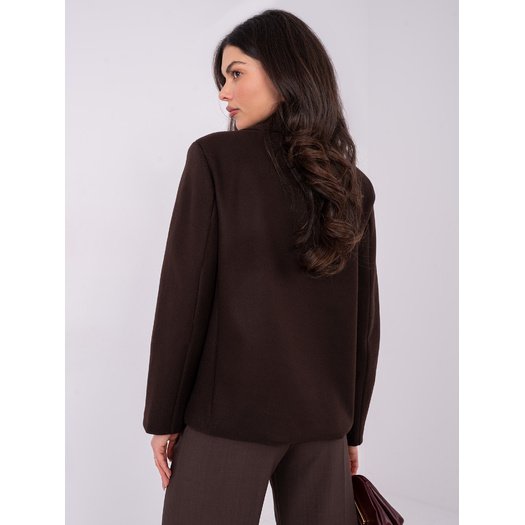 Kurtka-IT-KR-FL9559.02P-ciemny brązowy 1