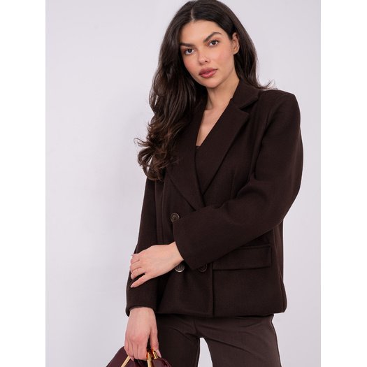 Kurtka-IT-KR-FL9559.02P-ciemny brązowy 3