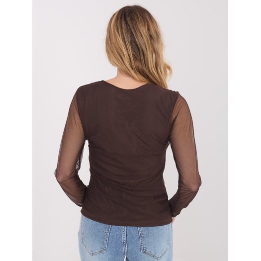 Bluzka-IT-BZ-21915.57-ciemny brązowy 2