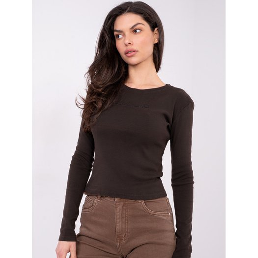 Bluzka-WT-BZ-A1134.13-ciemny brązowy