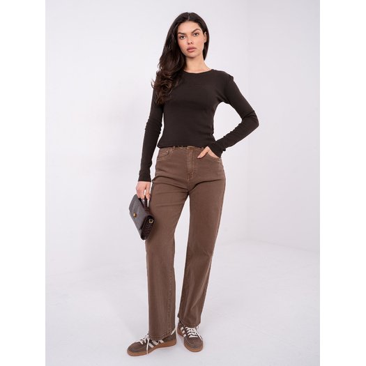 Bluzka-WT-BZ-A1134.13-ciemny brązowy 3
