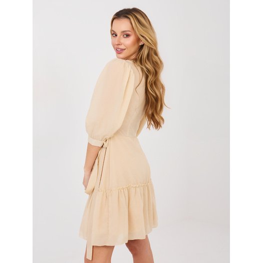 Sukienka-LK-SK-508027.34P-beżowy