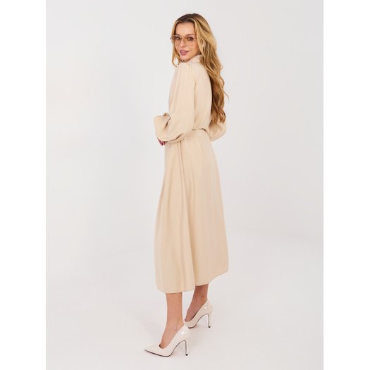 Sukienka-LK-SK-510018.91-beżowy 1