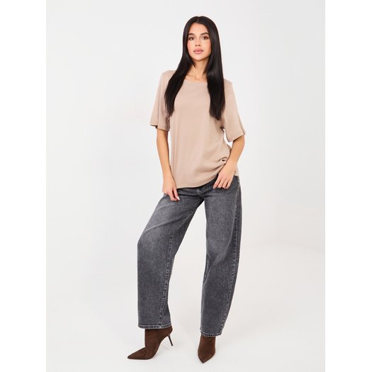 T-shirt-RV-TS-A1090.30-ciemny bezowy