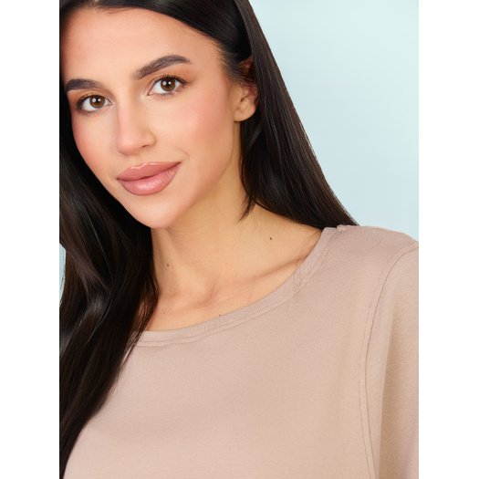 T-shirt-RV-TS-A1090.30-ciemny bezowy 2