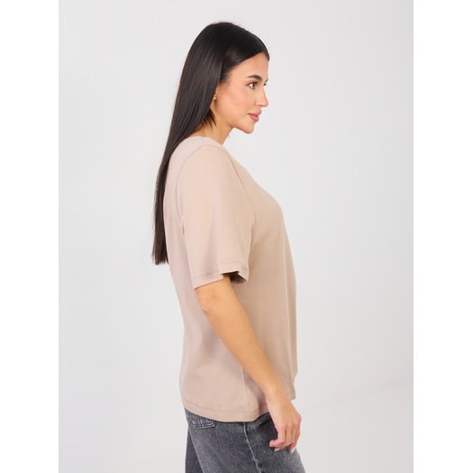 T-shirt-RV-TS-A1090.30-ciemny bezowy 4