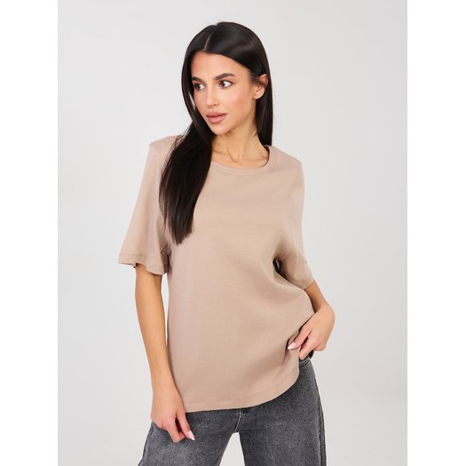 T-shirt-RV-TS-A1090.30-ciemny bezowy 1