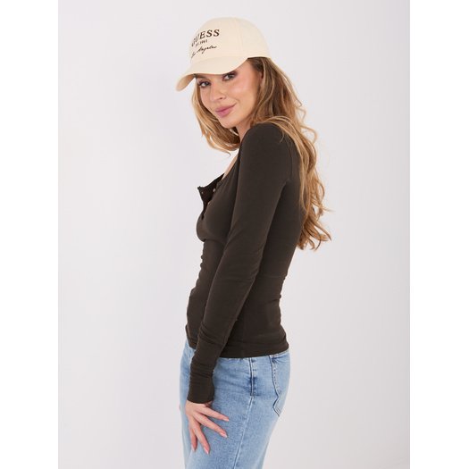 Bluzka-WT-BZ-A1175.98-ciemny brązowy 4