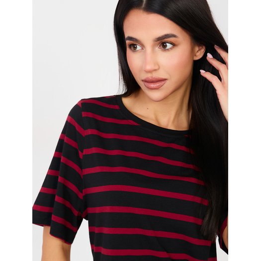 T-shirt-RV-TS-A1087.74-czarno-czerwony 1