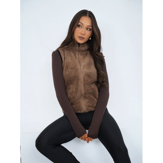 Kamizelka-CS-KZ-BT1031.00-ciemny bezowy 2