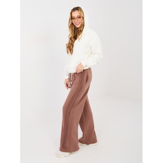 Spodnie dresowe-NS-DR-NS2557.96-brązowy