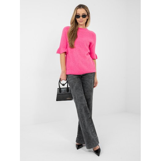 Sweter-MI-SW-1901.66-ciemny r&oacute;żowy 3